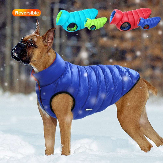 3 layer Reversible waterproof Dog Coat Outfit.