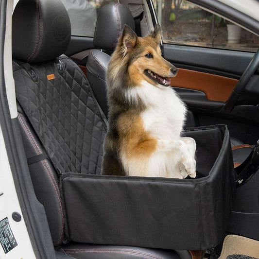 Dog Car Seat Cover | 2 in 1 Pet Protector | 4Paws&Clawss